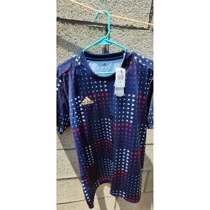 New Mens Adidas MLS Pre-Match Soccer Jersey (GQ1044) Size M USA